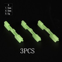 10/50 개/몫 2.2-4.5 미리메터 빛 밤 낚시 플로트 막대 조명 다크 글로우 스틱 액세서리 형광 Lightstick P, 21 3PCS_01 2.2mm