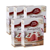 베티크로커 딸기 크림 케이크 믹스 540g Betty Crocker Strawberries Cream Cake Mix, 5팩