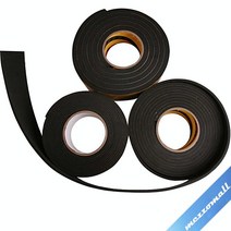 단면 스폰지 테이프 10mm 다용도 완충제 소음방지 1mm
