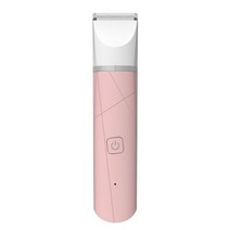 애견미용기 클리퍼 고양이 강아지 애완전기 헤어 개 고양이용 전문 충전 이발 4 블레이드 그루밍 트리머 네일 연마기 인 1, 2-in-1_pink-style 2