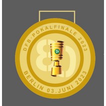 유로파 챔피언 메달 프리미어 리그 금속 선풍기 기념품, 05 23 DFB Gold