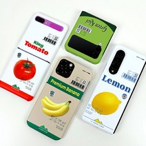 케이티 스트릿패션 과일 일러스트 후르츠 레터링 하드 핸드폰 빈티지 캐주얼 휴대폰 커플 우정 갤럭시 제트플립 지플립 z플립 3 폴드 케이스 z Flip Fold
