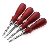 가죽 공예 스카이빙 베벨링 나이프 커팅 핸드 크래프트 도구 엣지 0.8 1.0 1.2 1.5Mm 날카로운 러, 02 1mm