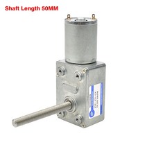 웜기어 감속기 4632-370 12V 볼트 DC M6 나사 샤프트 길이 50MM 3V6V24V 웜 기어드 모터 역방향 감속 자, 08 10rpm_01 6V