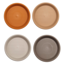 플라스틱 동그라미 원형 화분받침 화분물받이 독일 이태리 토분받침 미니, 크림색, 10호, 1개