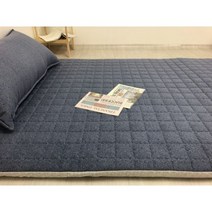 HS홈패션 포시즌 누빔 바닥요매트 솜포함, 스노위 핑크