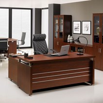 HCP 크라운 중역책상 사무용 중역용 사장님 임원용, W1800 X D800 X H750
