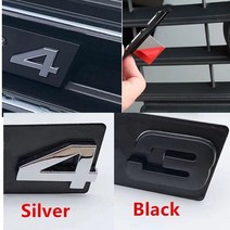 그릴 엠블럼 브래킷 로고 스티커 아우디 S3 S4 S5 S6 S7 S8 RS3 RS4 RS5 RS6 RS7 RS8 RSQ3 RSQ5 RSQ7 TTS, SQ7