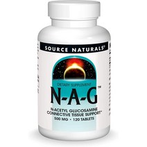 Source Naturals 소스 내추럴스 글루코사민 NAG 500 mg 120정 효과 효, 120정(1통)