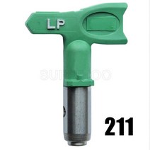 타이어모빌리티키트 공기압 주입기 버섯패치 1-6 시리즈 에어리스 팁 LP 노즐 저압 페인트 스프레이 분무, 05 211