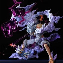 태양의신 니카 루피 피규어 원피스 애니 프리미어, 6(높이 약 32CM) 칼라 박스