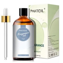 PHATOIL 블랙 오퓸 향수 에센셜 오일 화이트 머스크 신선한 리넨 허니서클 캔들 비누 립 밤 만들기 100ml, [01] 100ml, [15] Angel