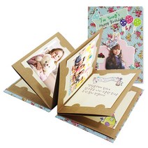 어린이 생일 책 축하 스토리 북 만들기 재료 유치원 DIY, 10세트, 혼합색상