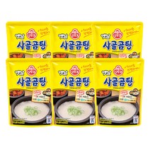 오뚜기 옛날 사골곰탕 국물, 500ml, 6개