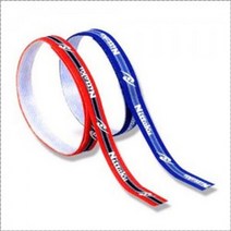 OHM 닛타쿠 탁구라켓 스트라이프 가드 탁구채 사이드테입, 해피한마트 빨강_NL-9594 12mm