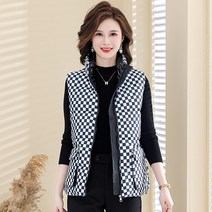 내의 외출복 실내복 예쁜 반팔 누빔 패딩 조끼 점퍼 롱 기모 시어머니 마담 알바 50대