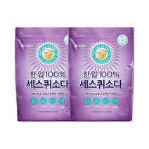 한입 세스퀴 탄산소다 천연 표백제 1KG * 2개