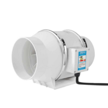 미니환풍기 원형 덕트 배기 공장 닥트 이동식 환기, 5인치 125mm+2m 튜브+버클 2개