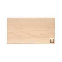 socean 국산 편백 나무 수제 통도마 무절 40cm x 20cm 핸드메이드 통원목 항균 이유식도마 나무결 우드 키친보드 장인