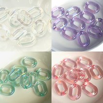 [악세사리부자재] 아크릴 AB컬러 체인