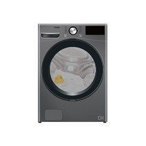 LG전자 트롬 세탁기 F15KQAP 15kg 방문설치, 블랙 스테인리스