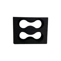 [팬더코리아] 라이더배달가방 스트로폼 4구 컵홀더, 블랙