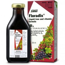 일본 오리지널 배합 floradix 500ml 플로라딕스 철과 허브와 비타민 독일 액체 철분 보충제 비타민 b1 b2 b6 b12(jan 코드:4004148340918)…