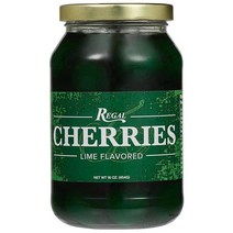 리갈 마라스키노 체리 454g 2팩 그린 라임 Regal 16 oz. Green Maraschino Cherries with Stems, 2개