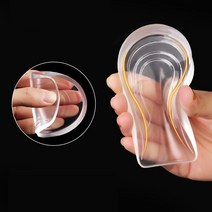 너나마켓 실리콘 투명 신발 키높이 깔창 1+1 여성 티안나는 키높이반깔창 좌우 총 2세트