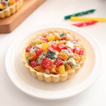 바르다펫 강아지 케이크 생일파티 수제간식, 1개, 치킨타르트 대형 (17cm)