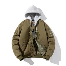 해외겨울 트렌드 브랜드 코트 바람막이 항공점퍼 후드 패딩 코트 남
