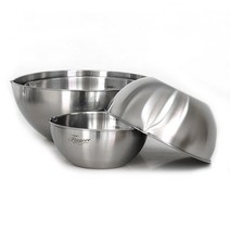 키친아트 피앙셍 스테인레스 믹싱볼 4종세트, 4종