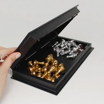 휴대용 접이식 캠핑용 자석 체스판 야외 보드게임, 단품