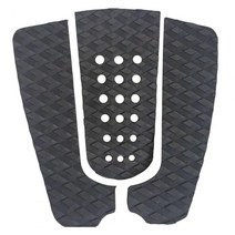 바다 서핑 보드 유용하고 효과적인 3 개/세트 미끄럼 방지 서핑 보드 패드 수상 스포츠 액세서리, 02  Black