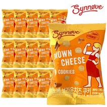 시노베 카라멜맛 브라운치즈 쿠키 과자 70g x16개, 단품