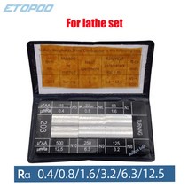 표면 거칠기 비교 샘플 블록 노트북 30 Ra0.05-12.5mm, 05 typeE
