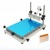 작은 스크린 인쇄기 실크스크린 손자국 판화 눌림기, 두꺼운 패치(대형) 590x440mm
