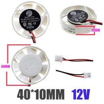 cpu 랩 휀 쿨러원형 미니 마이크로 냉각 팬 LED 램프용 2CM 3CM 4CM 25x10mm 30x10mm 5V 9V 12V 24V 컴, 401012V