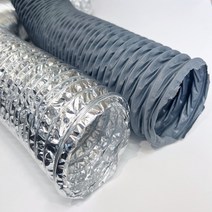후렉시블 자바라호스 플렉시블 50~700mm 덕트자재 알루미늄 타포린 천닥트 닥트모음, 천 후렉시블 닥트호스, 천닥트 18인치(450파이) 10m