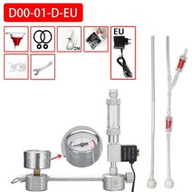 zrdr 수족관 diy co2 생성기 시스템 키트 co2 생성기 솔레노이드 밸브가 있는 버블 카운터 디퓨저수생 식물 성장용, 그는 준
