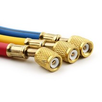 메니폴더게이지 냉매 충전기 n0hb ac 충전 호스 세트 hvac 매니폴드 호스 3 색