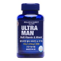 홀랜드앤바렛 성인 남성 울트라 멀티비타민&무기질 100정, 울트라맨 100정