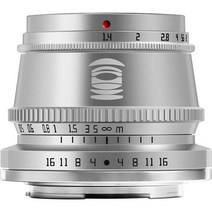 카메라 렌즈 TTArtisan 소니 E 후지필름 XF 마운트용 APS-C 프라임 캐논 M RF 라이카 L 니콘 Z 파나소닉 올림푸스 M43 35mm F1.4, [07] L-마운트, [01] Silver.., 01 Silver_04 후지 호환 xf
