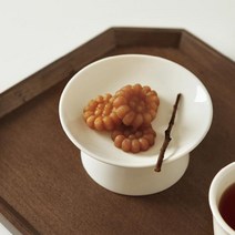 [에타홈] 모루 도자기 소반 굽접시 5인치, 옵션선택, 단품