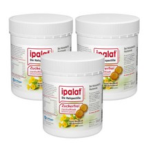 독일 이팔라트 Ipalat 슈가프라이 목캔디(목사탕) 400개 3통 무설탕, 3개