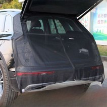 차박모기장 윈도우 트렁크모기장 세트 차량용방충망 테일게이트 스크린, L 사이즈(지지대 간격 121~125cm)