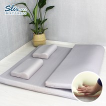 슬릭스 메모리폼 토퍼 침대 바닥 접이식 매트리스