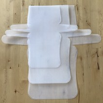 클러치 망 뜨개 / 3size / 뜨개용품 부자재 가방망 뜨개질 코바늘 스티치, 중(꽃무늬 포함)