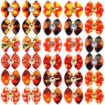 강아지화관 강아지머리띠 머리핀 102030pcs diomand 추수 감사절과 가을 개, 혼합 색상, 10개