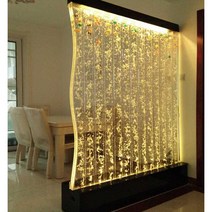 버블 판넬 횟집 수족관 수조제작 워터 물커튼 장식